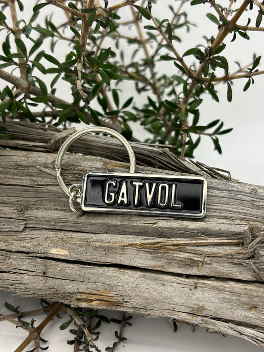 KEYRING: Metal - 'Gatvol'